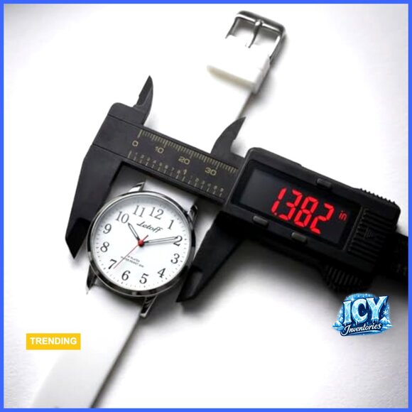 Analog Watch with Silicone Band, Quartz Movement, Water Resistant main image 4